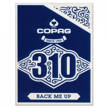 Copag 310 Back me Up pokerio kortos (mėlynos)